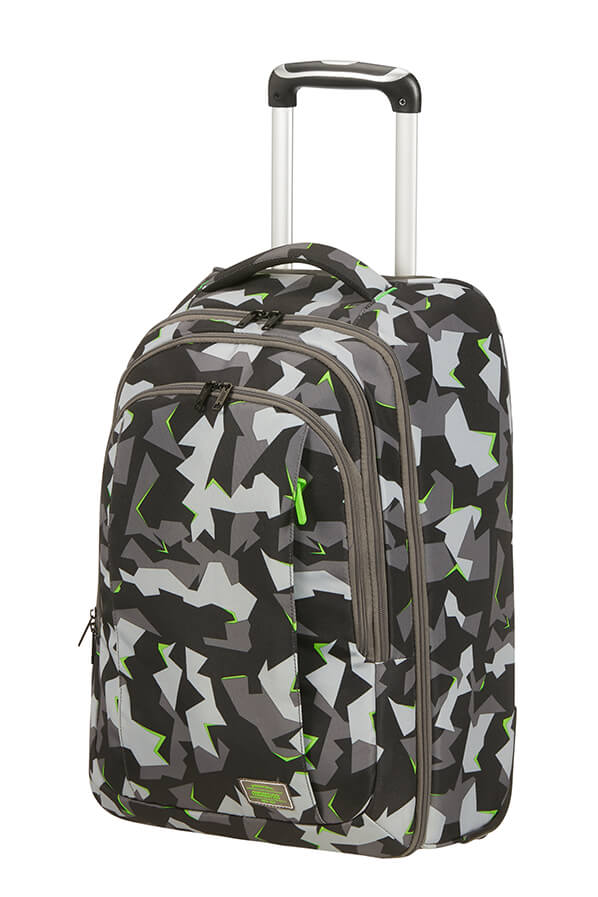 American Tourister Fast Route Mochila para portátil Camo/Acid Green