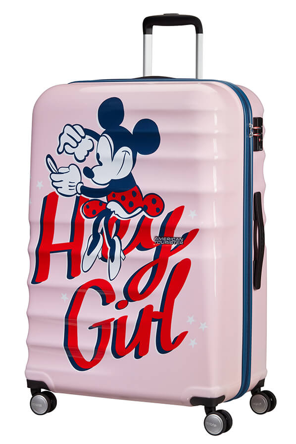 American Tourister Wavebreaker Disney Maleta Spinner (4 ruedas) 77cm Minnie Darling Pink