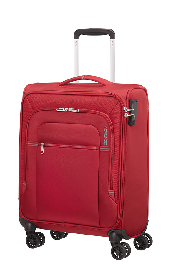 American Tourister Crosstrack Maleta Spinner (4 ruedas) 55cm Red/Grey