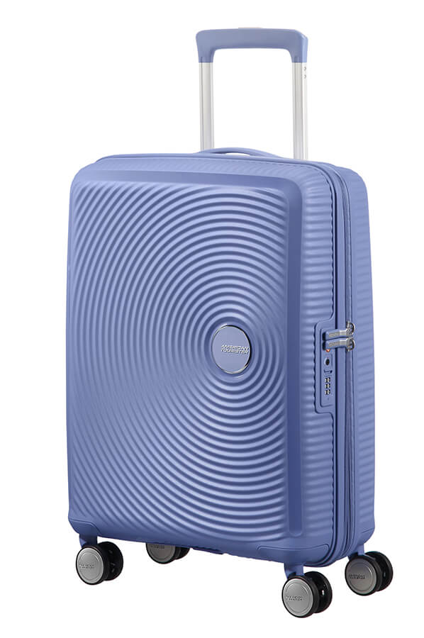 American Tourister Soundbox Maleta Spinner Expansible (4 ruedas) 55cm Denim Blue