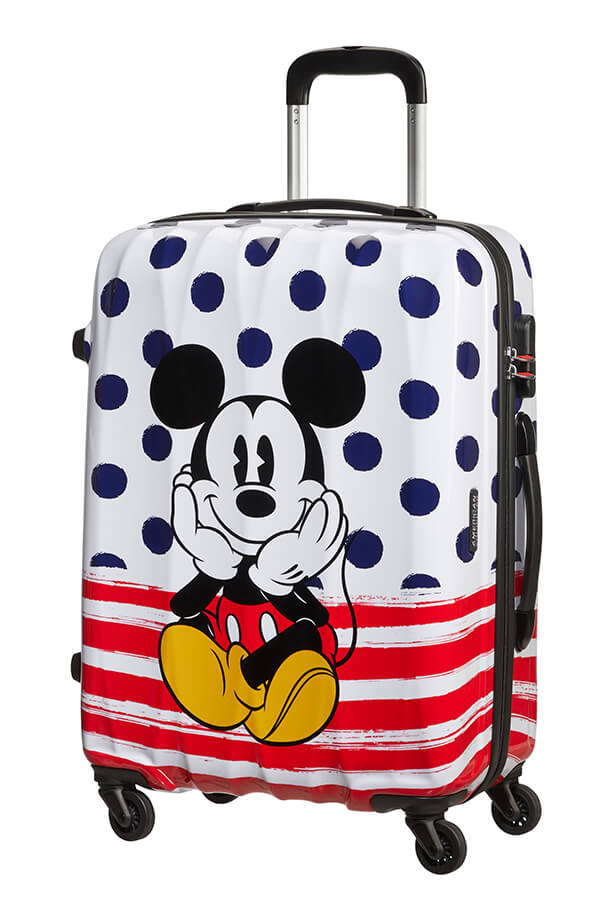 American Tourister Disney Legends Maleta Spinner (4 ruedas) 65cm Mickey Blue Dots