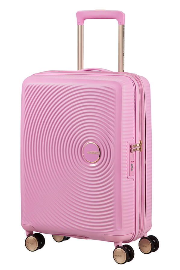Soundbox Spinner TSA Expandable 55cm Pearl Pink/Gold | American Tourister  España