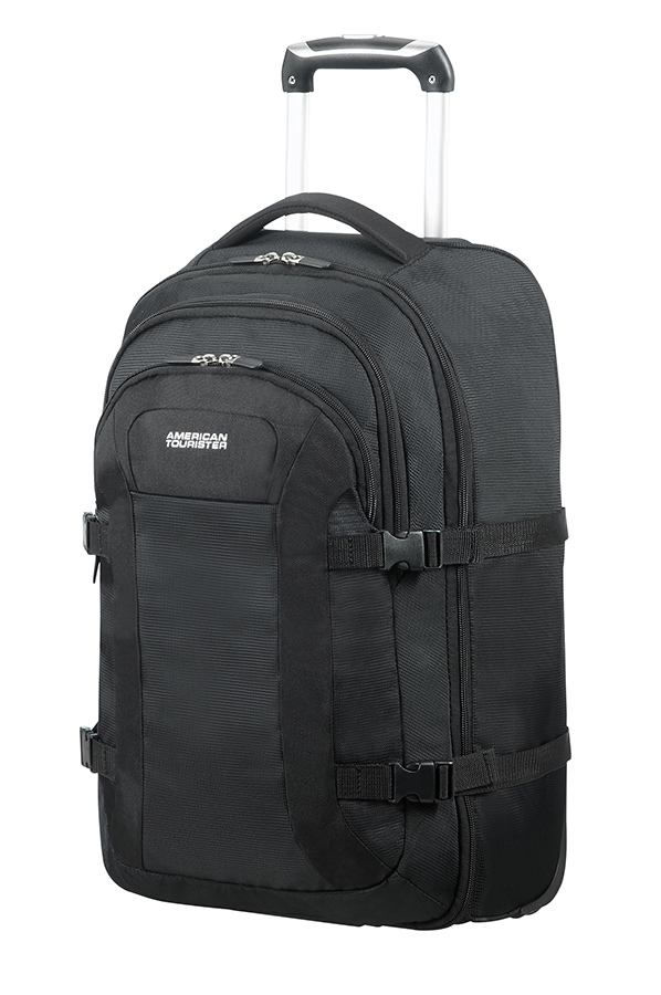 Road Quest Mochila para portátil con ruedas 39.6cm/15.6inch Solid Black | American  Tourister España