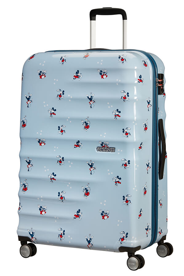 American Tourister Wavebreaker Disney Maleta Spinner (4 ruedas) 77cm Minnie Darling Blue