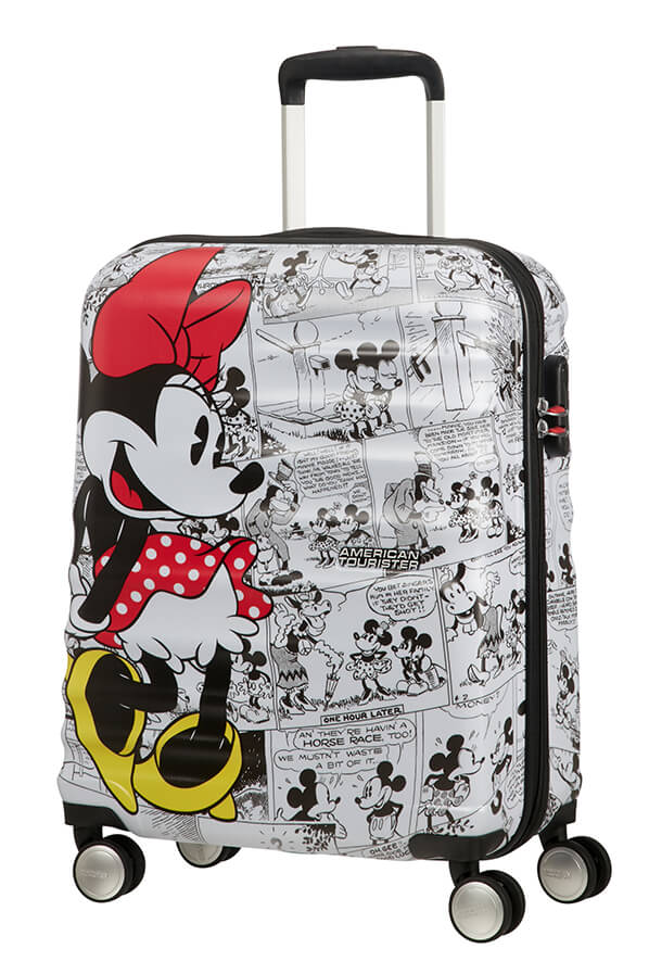American Tourister Wavebreaker Disney Maleta Spinner (4 ruedas) 55cm Minnie Comics White