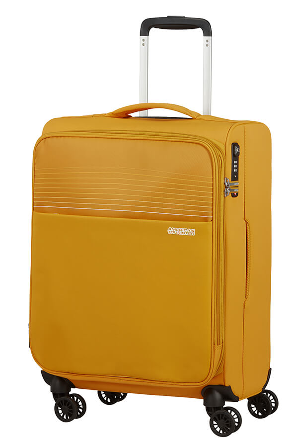 Maleta con ruedas de American Tourister de color Amarillo Mujer Bolsos de Equipaje y maletas de 