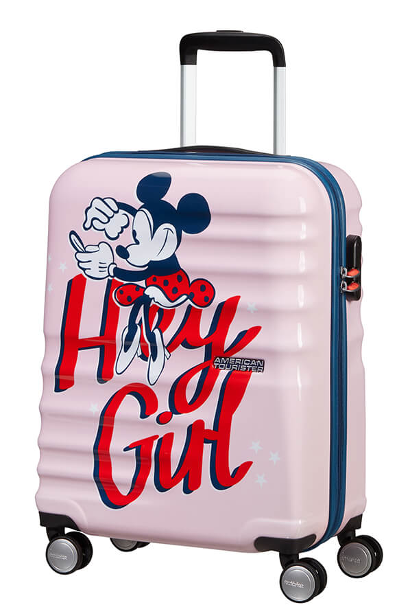 American Tourister Wavebreaker Disney Maleta Spinner (4 ruedas) 55cm Minnie Darling Pink