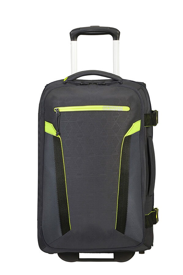 At Eco Spin Duffle with Wheels Backpack TSA 55cm Atlas Grey | American  Tourister España
