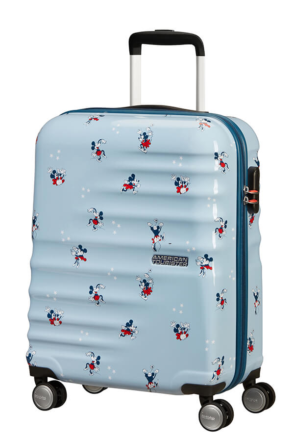 American Tourister Wavebreaker Disney Maleta Spinner (4 ruedas) 55cm Minnie Darling Blue