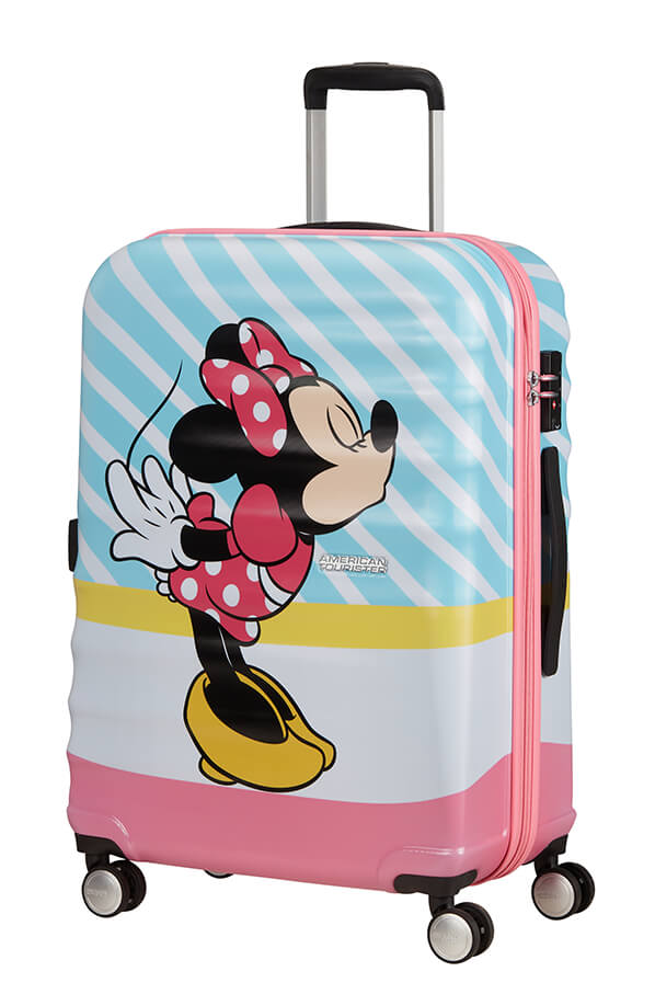 American Tourister Wavebreaker Disney Maleta Spinner (4 ruedas) 67cm Minnie Pink Kiss