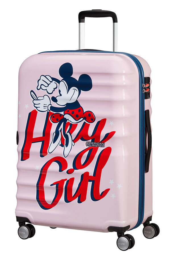 American Tourister Wavebreaker Disney Maleta Spinner (4 ruedas) 67cm Minnie Darling Pink